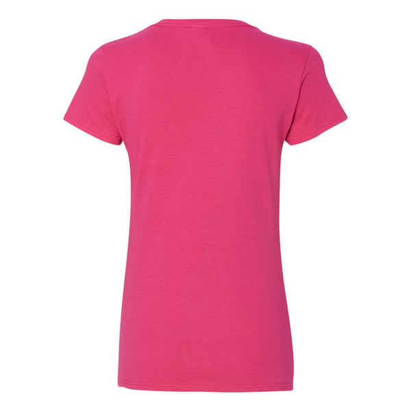 Gildan® Heavy Cotton™ 100% Cotton Ladies' V Neck Tee