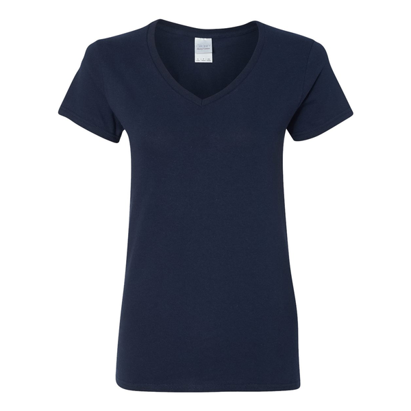 Gildan® Heavy Cotton™ 100% Cotton Ladies' V Neck Tee