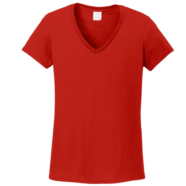 Gildan® Heavy Cotton™ 100% Cotton Ladies' V Neck Tee
