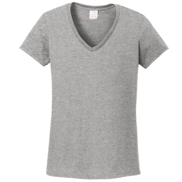 Gildan® Heavy Cotton™ 100% Cotton Ladies' V Neck Tee