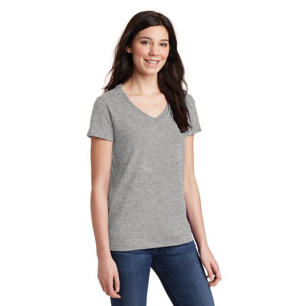 Gildan® Heavy Cotton™ 100% Cotton Ladies' V Neck Tee
