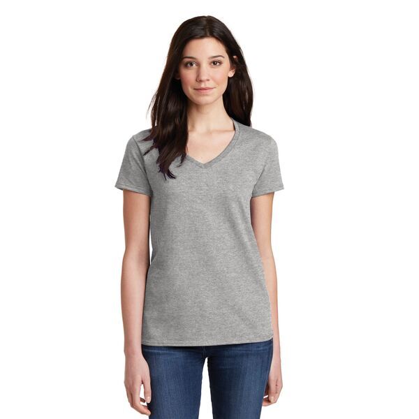 Gildan® Heavy Cotton™ 100% Cotton Ladies' V Neck Tee