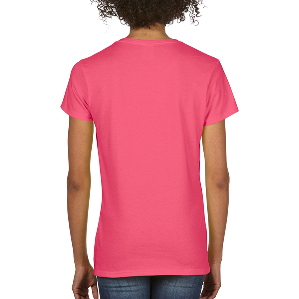 Gildan® Heavy Cotton™ 100% Cotton Ladies' V Neck Tee