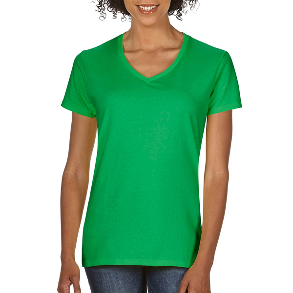 Gildan® Heavy Cotton™ 100% Cotton Ladies' V Neck Tee