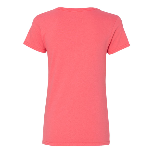 Gildan® Heavy Cotton™ 100% Cotton Ladies' V Neck Tee