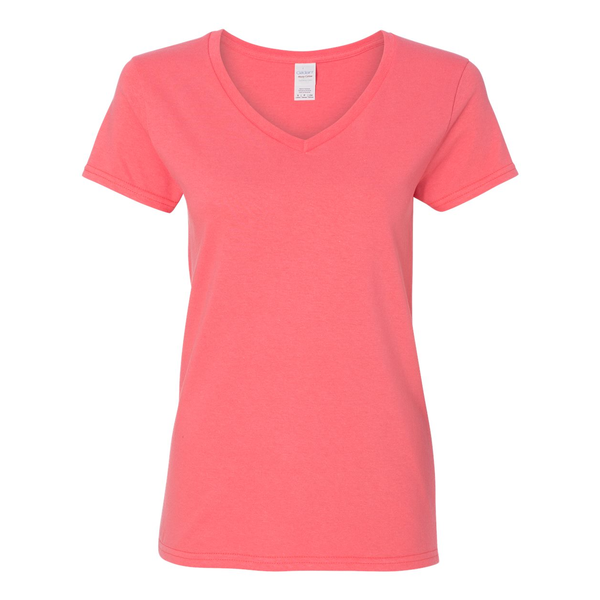 Gildan® Heavy Cotton™ 100% Cotton Ladies' V Neck Tee