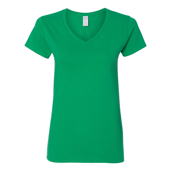 Gildan® Heavy Cotton™ 100% Cotton Ladies' V Neck Tee