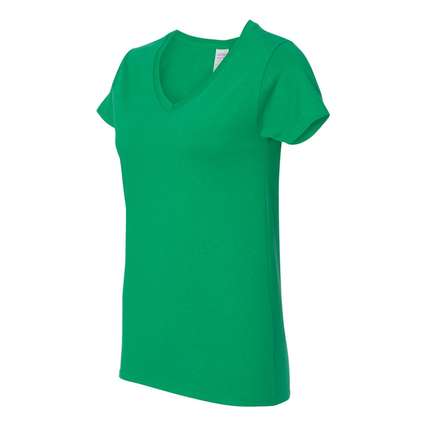 Gildan® Heavy Cotton™ 100% Cotton Ladies' V Neck Tee