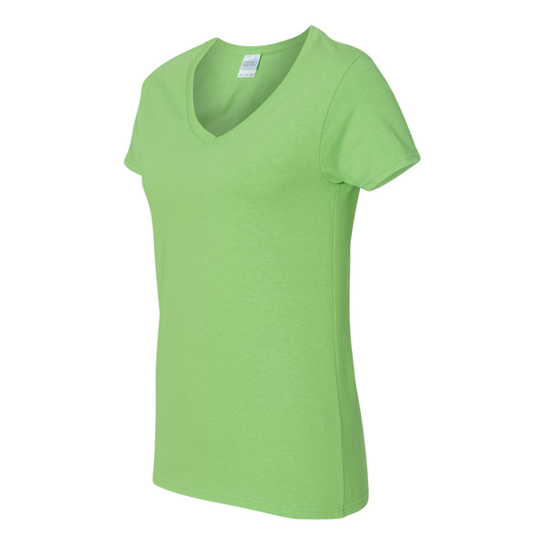 Gildan® Heavy Cotton™ 100% Cotton Ladies' V Neck Tee