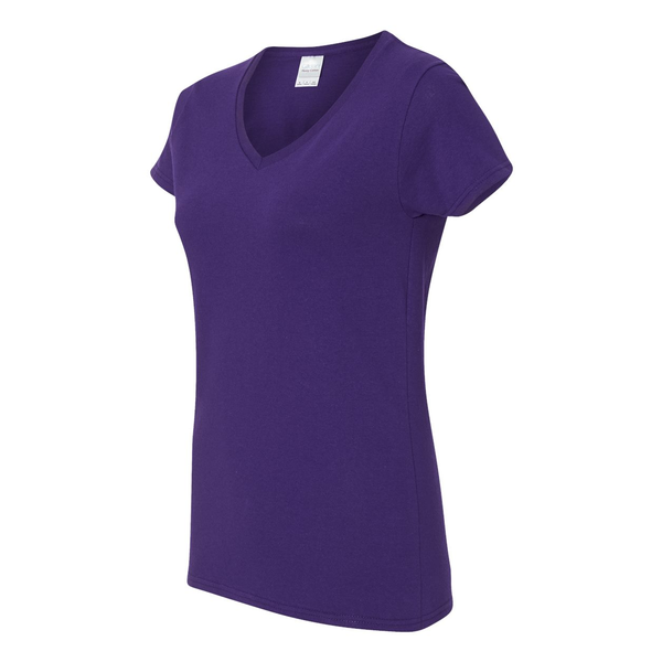 Gildan® Heavy Cotton™ 100% Cotton Ladies' V Neck Tee