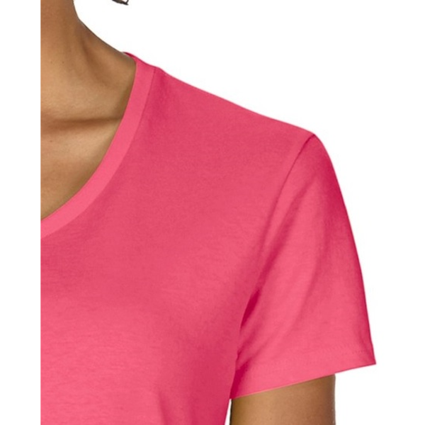 Gildan® Heavy Cotton™ 100% Cotton Ladies' V Neck Tee