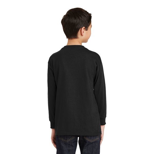 Gildan® Heavy Cotton™ 100% Cotton Youth Long Sleeve Tee