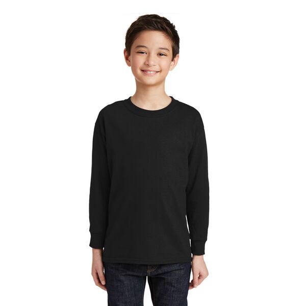 Gildan® Heavy Cotton™ 100% Cotton Youth Long Sleeve Tee