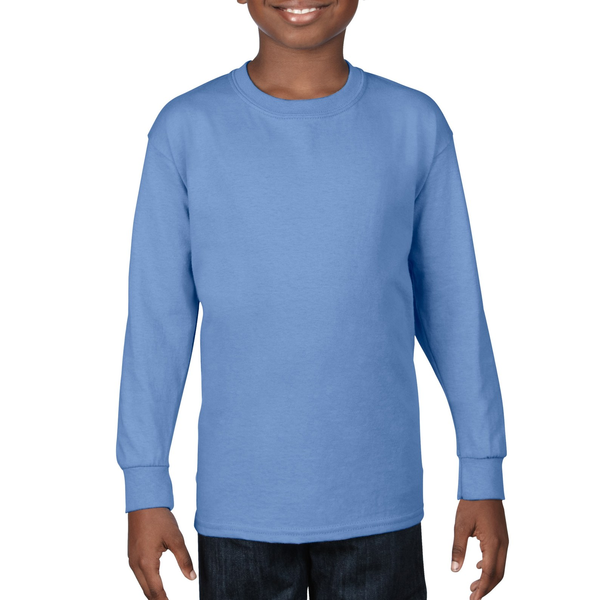 Gildan® Heavy Cotton™ 100% Cotton Youth Long Sleeve Tee