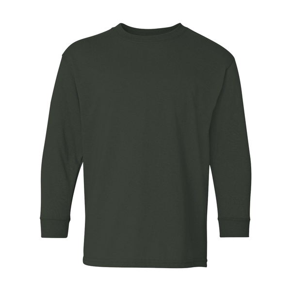 Gildan® Heavy Cotton™ 100% Cotton Youth Long Sleeve Tee