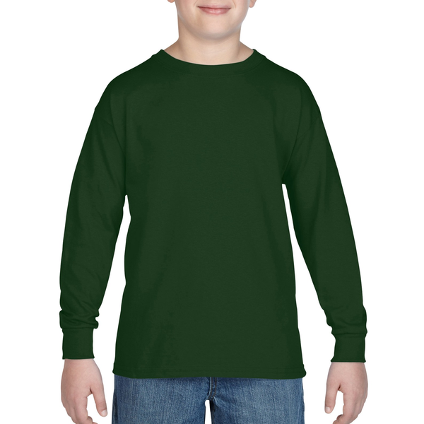 Gildan® Heavy Cotton™ 100% Cotton Youth Long Sleeve Tee