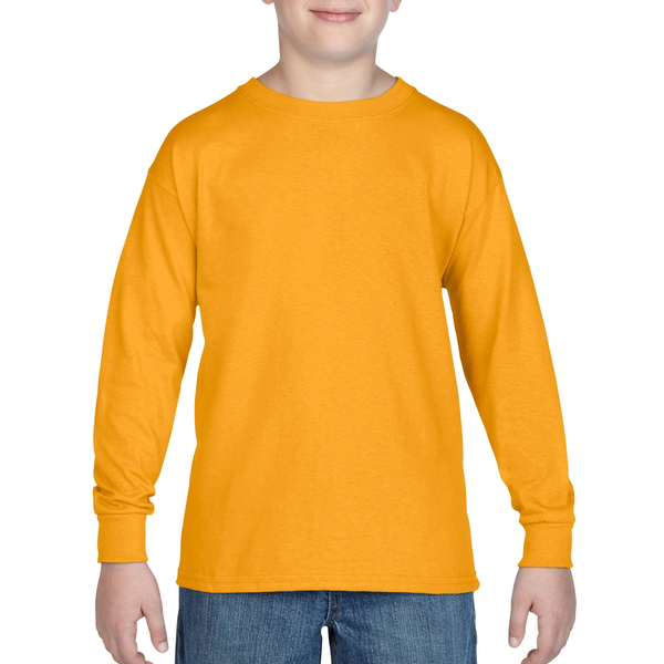 Gildan® Heavy Cotton™ 100% Cotton Youth Long Sleeve Tee