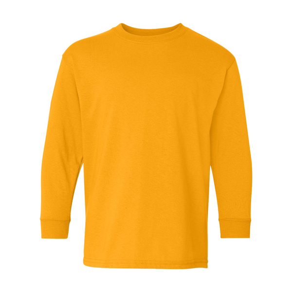Gildan® Heavy Cotton™ 100% Cotton Youth Long Sleeve Tee