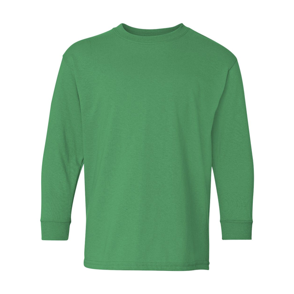 Gildan® Heavy Cotton™ 100% Cotton Youth Long Sleeve Tee