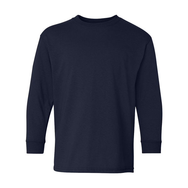 Gildan® Heavy Cotton™ 100% Cotton Youth Long Sleeve Tee