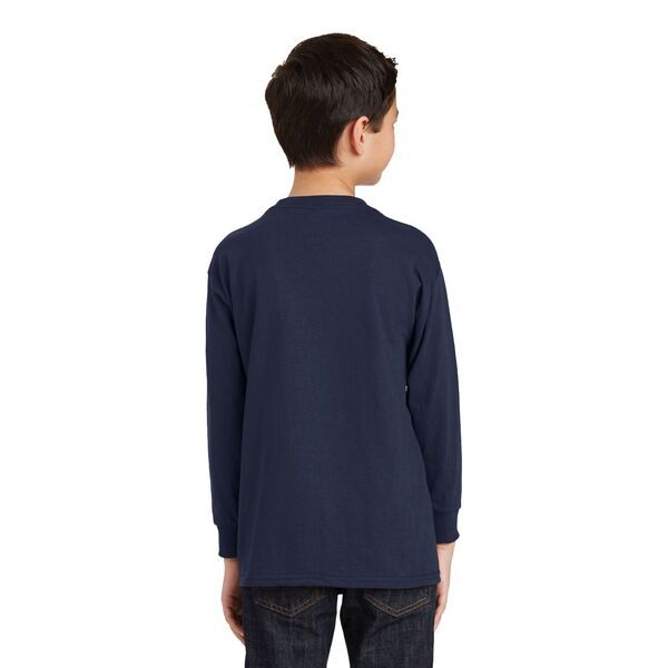 Gildan® Heavy Cotton™ 100% Cotton Youth Long Sleeve Tee