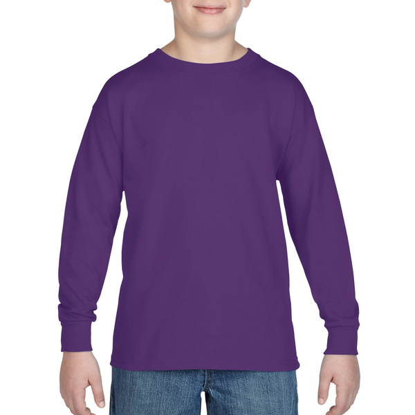 Gildan® Heavy Cotton™ 100% Cotton Youth Long Sleeve Tee