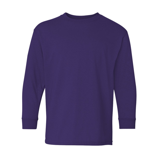 Gildan® Heavy Cotton™ 100% Cotton Youth Long Sleeve Tee