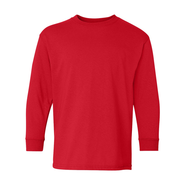 Gildan® Heavy Cotton™ 100% Cotton Youth Long Sleeve Tee