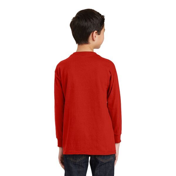 Gildan® Heavy Cotton™ 100% Cotton Youth Long Sleeve Tee