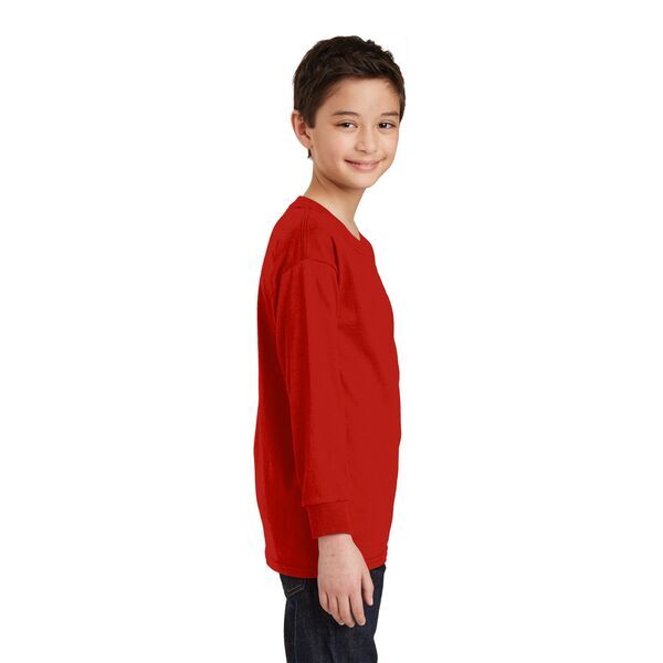 Gildan® Heavy Cotton™ 100% Cotton Youth Long Sleeve Tee