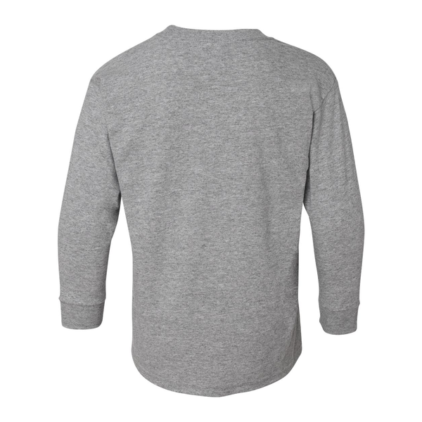 Gildan® Heavy Cotton™ 100% Cotton Youth Long Sleeve Tee