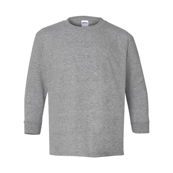 Gildan® Heavy Cotton™ 100% Cotton Youth Long Sleeve Tee