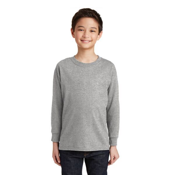 Gildan® Heavy Cotton™ 100% Cotton Youth Long Sleeve Tee