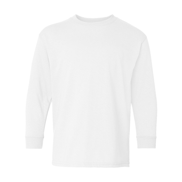 Gildan® Heavy Cotton™ 100% Cotton Youth Long Sleeve Tee