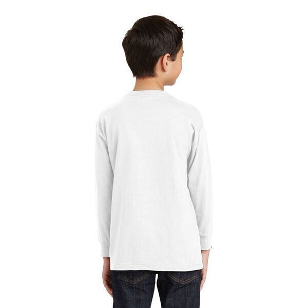 Gildan® Heavy Cotton™ 100% Cotton Youth Long Sleeve Tee