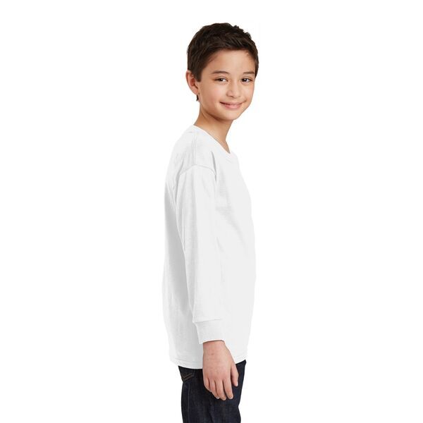 Gildan® Heavy Cotton™ 100% Cotton Youth Long Sleeve Tee