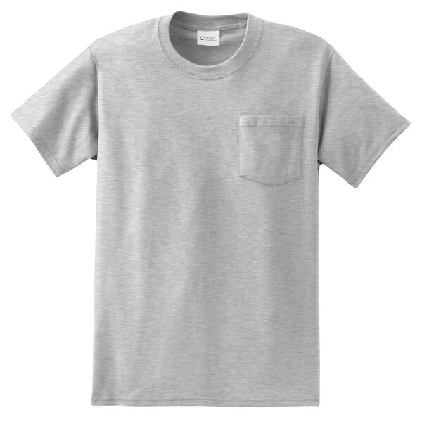 Port & Company® Essential Heavyweight 100% Cotton Men's Pocket Tee