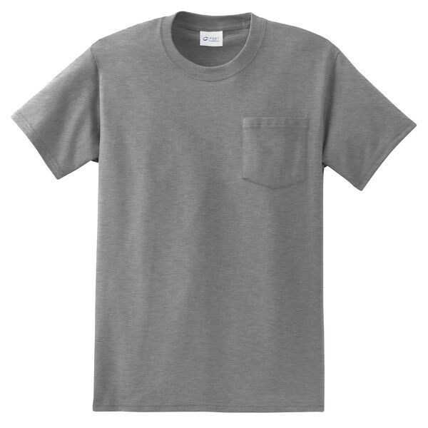 Port & Company® Essential Heavyweight 100% Cotton Men's Pocket Tee