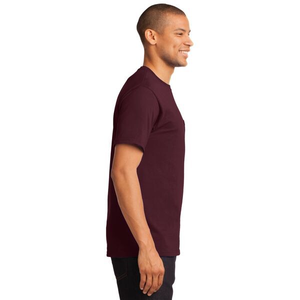 Port & Company® Essential Heavyweight 100% Cotton Men's Pocket Tee