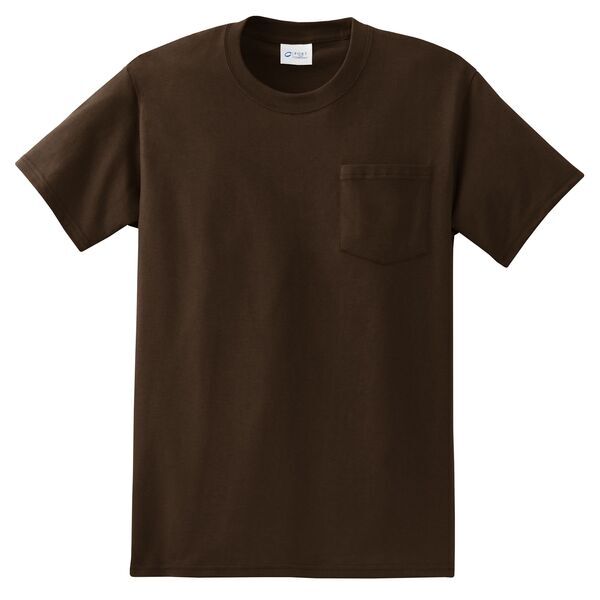 Port & Company® Essential Heavyweight 100% Cotton Men's Pocket Tee