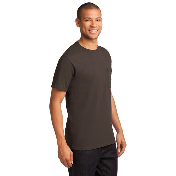 Port & Company® Essential Heavyweight 100% Cotton Men's Pocket Tee