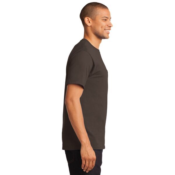 Port & Company® Essential Heavyweight 100% Cotton Men's Pocket Tee