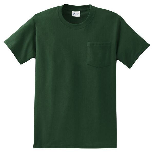 Port & Company® Essential Heavyweight 100% Cotton Men's Pocket Tee