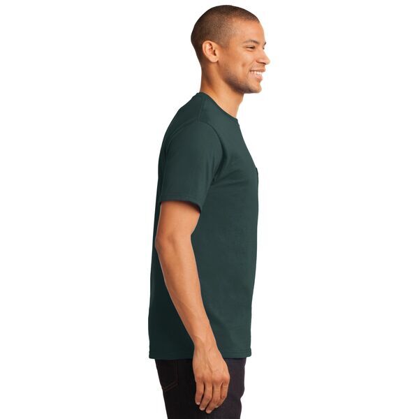 Port & Company® Essential Heavyweight 100% Cotton Men's Pocket Tee