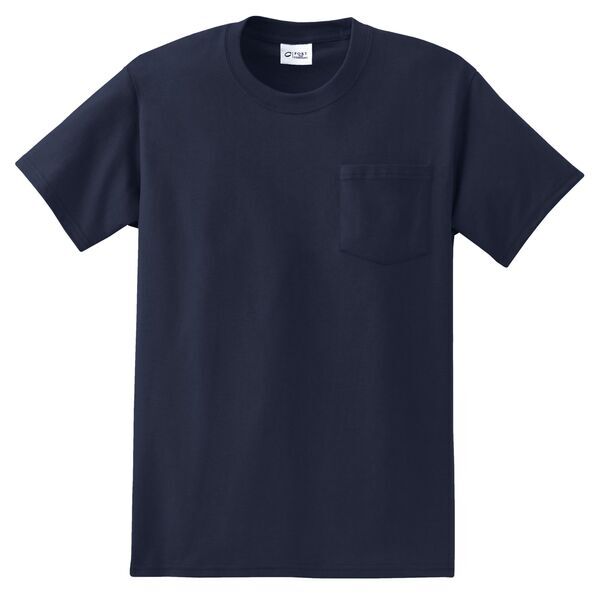 Port & Company® Essential Heavyweight 100% Cotton Men's Pocket Tee