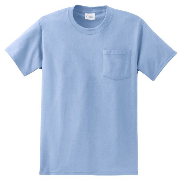 Port & Company® Essential Heavyweight 100% Cotton Men's Pocket Tee