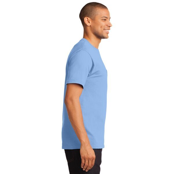 Port & Company® Essential Heavyweight 100% Cotton Men's Pocket Tee
