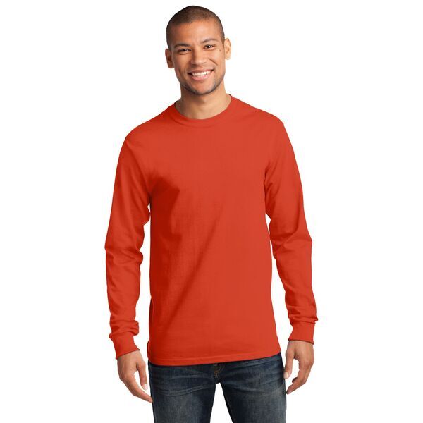 Port & Company® Essential Heavyweight 100% Cotton Unisex Long Sleeve Tee