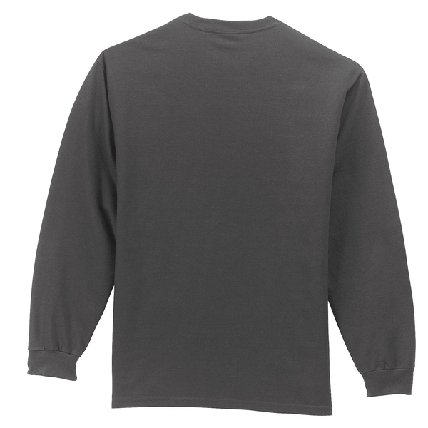 Port & Company® Essential Heavyweight 100% Cotton Men's Long Sleeve Pocket Tee
