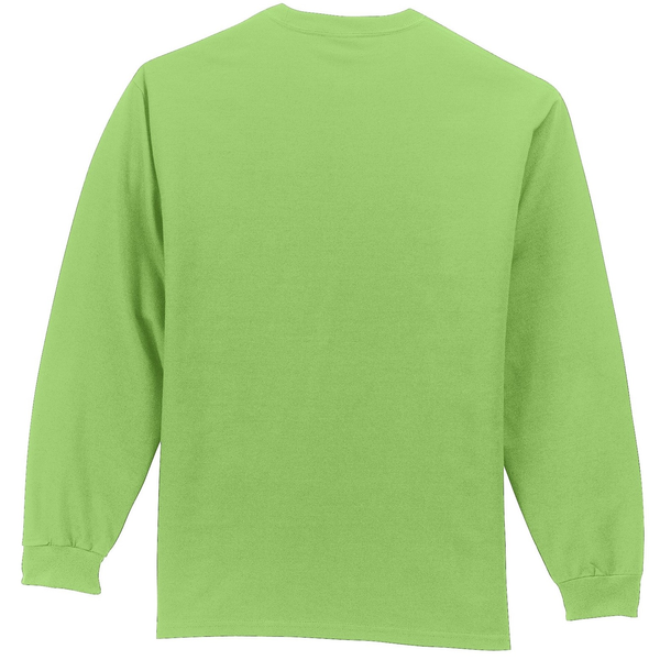 Port & Company® Essential Heavyweight 100% Cotton Men's Long Sleeve Pocket Tee